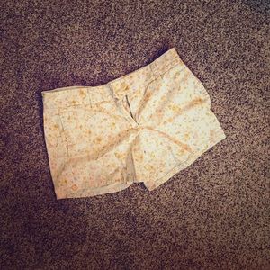 J. Crew Floral Twill Shorts